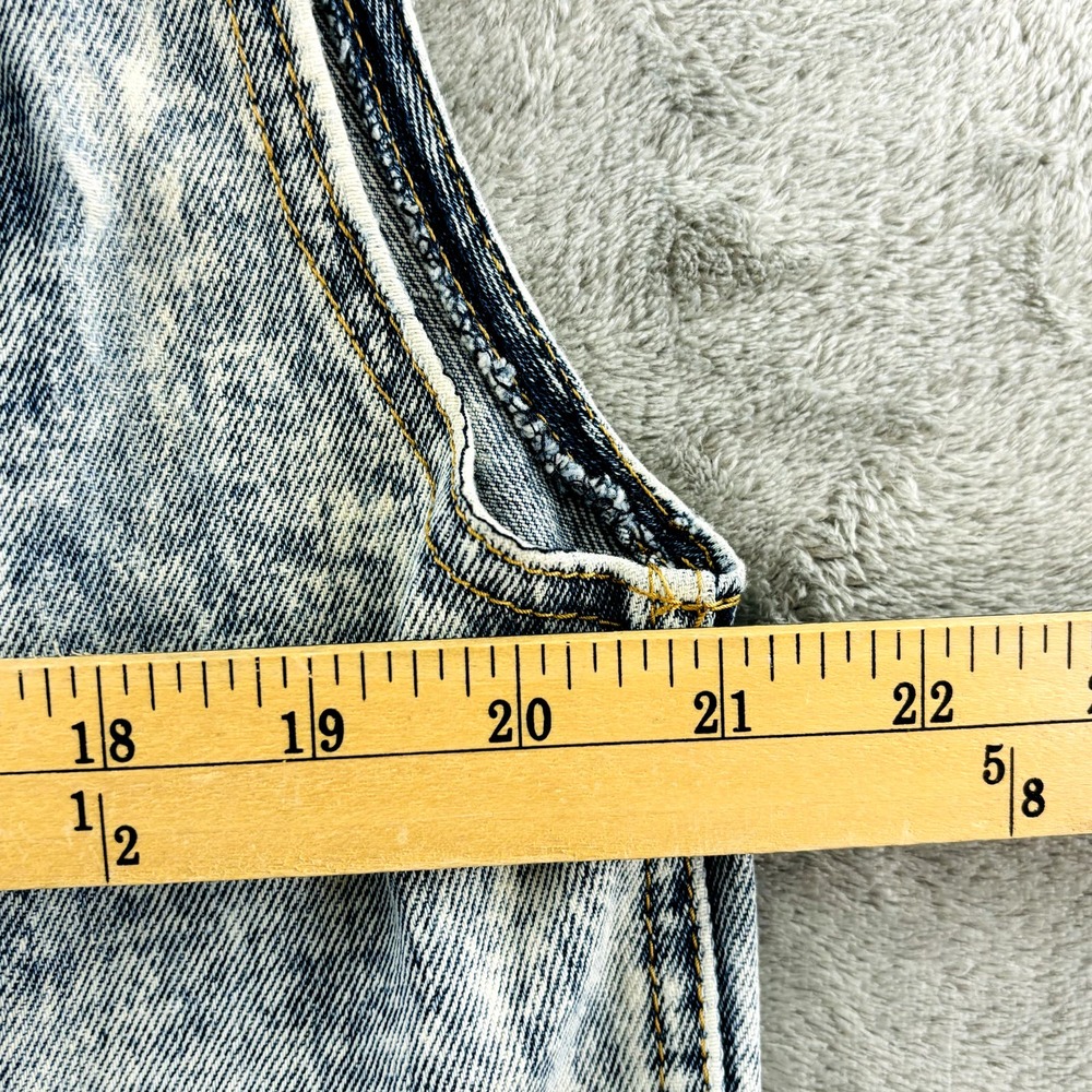 Mens XL Chicago Bulls World Tour Distressed Denim Vest NBA Button Pockets‎ Flaws - Picture 7 of 10